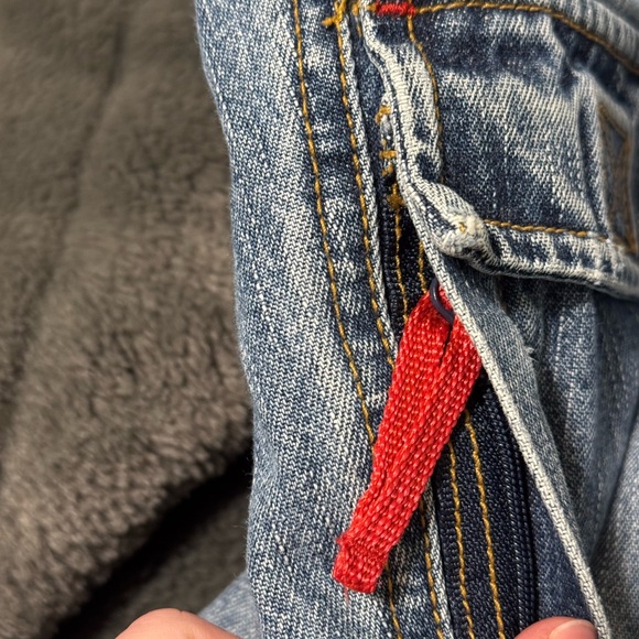 Baggy navy blue cargo jeans high state brand jeans - Picture 6 of 12